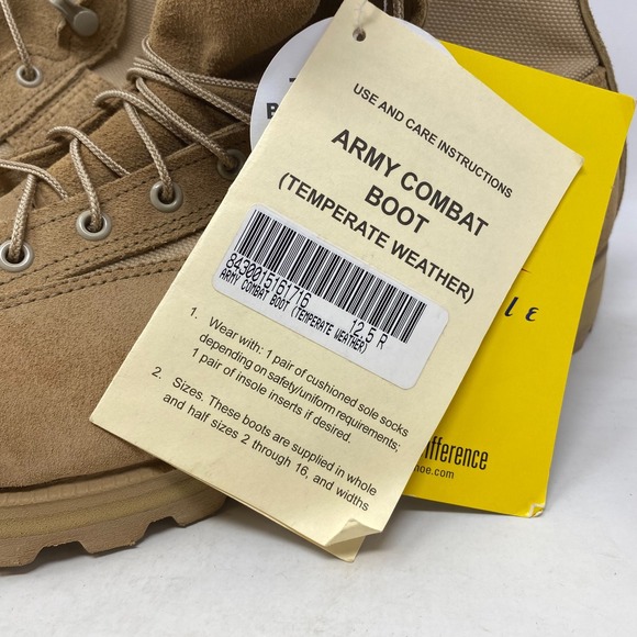 Belleville GORE-TEX Vibram Desert Sand Military Boots Size 12.5R 303 108‎ main image 8